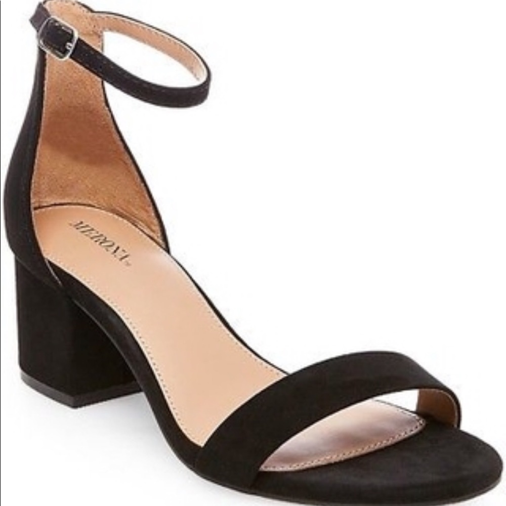 Merona Marcella Black Block Heel